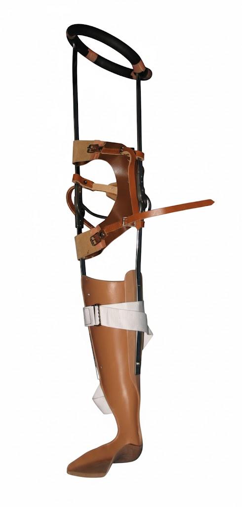 Hybrid KAFO knee-ankle-foot orthosis calipers