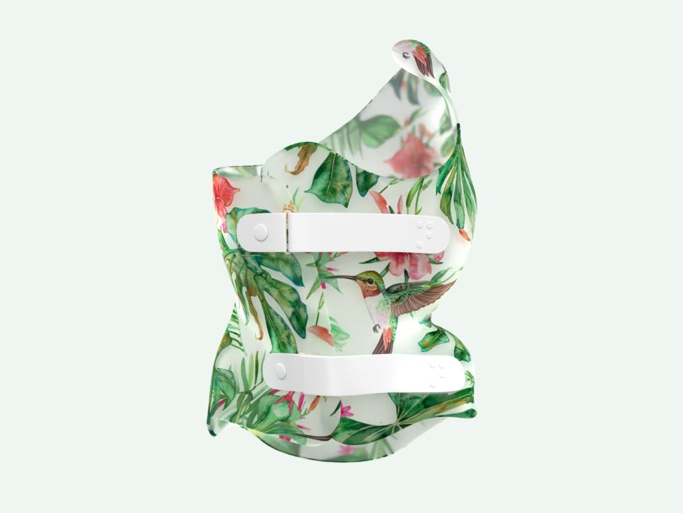 Neja brace with jungle pattern