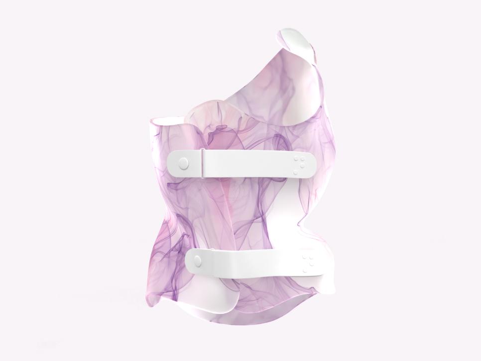 Neja brace with silk pattern